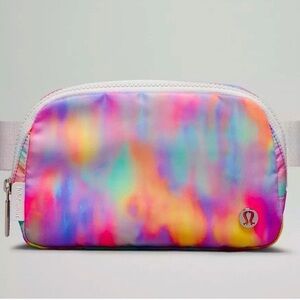 Lemon Iridescent Belt Bag